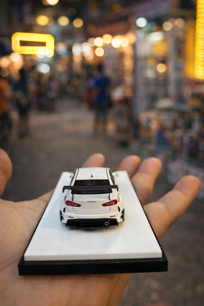 404 Error Mitsubishi Lancer Evolution X Varis B Pearl White – 1:64 Scale Diecast Model Car