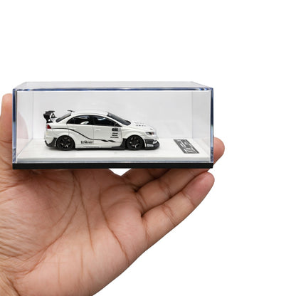404 Error Mitsubishi Lancer Evolution X Varis B Pearl White – 1:64 Scale Diecast Model Car