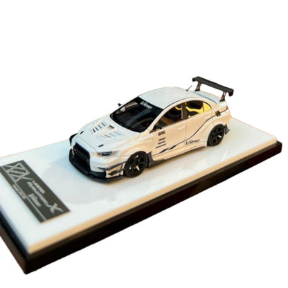 404 Error Mitsubishi Lancer Evolution X Varis B Pearl White – 1:64 Scale Diecast Model Car