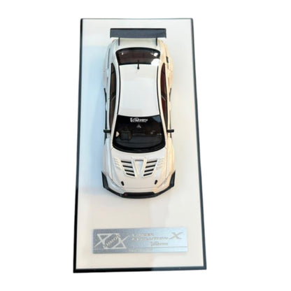 404 Error Mitsubishi Lancer Evolution X Varis B Pearl White – 1:64 Scale Diecast Model Car