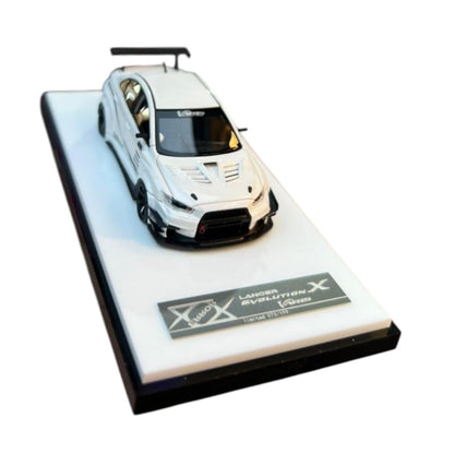 404 Error Mitsubishi Lancer Evolution X Varis B Pearl White – 1:64 Scale Diecast Model Car