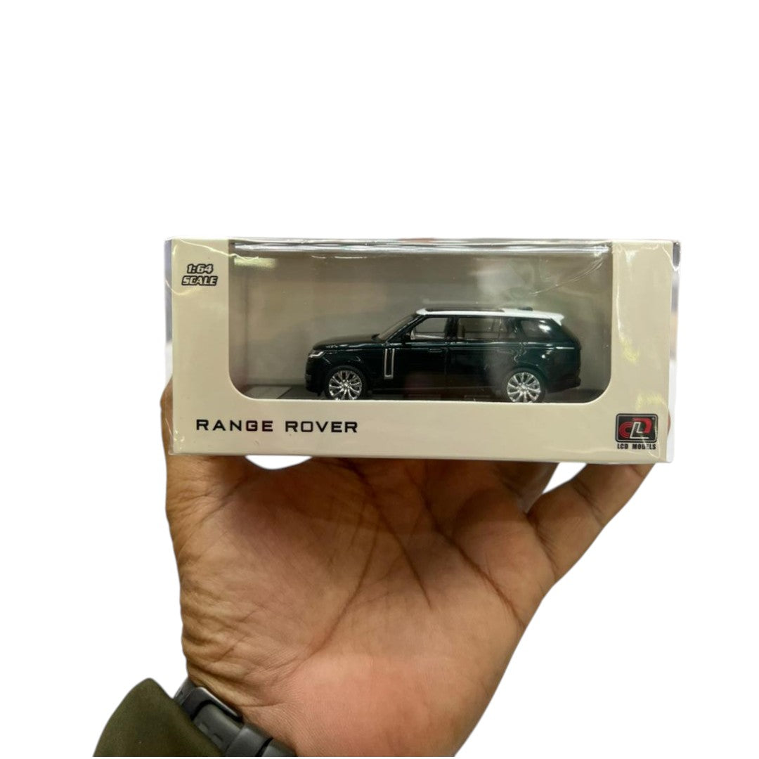 LCD Models 2022 Land Rover Range Rover – Green with White Roof | 1:64 Diecast SUV