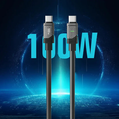 Lenyes LC506 Type-C to Type-C PD 100W Fast Charging Data and Charging Cable 1M
