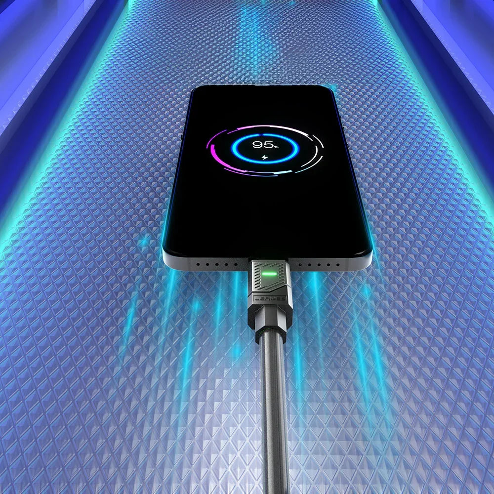Lenyes LC506 Type-C to Type-C PD 100W Fast Charging Data and Charging Cable 1M