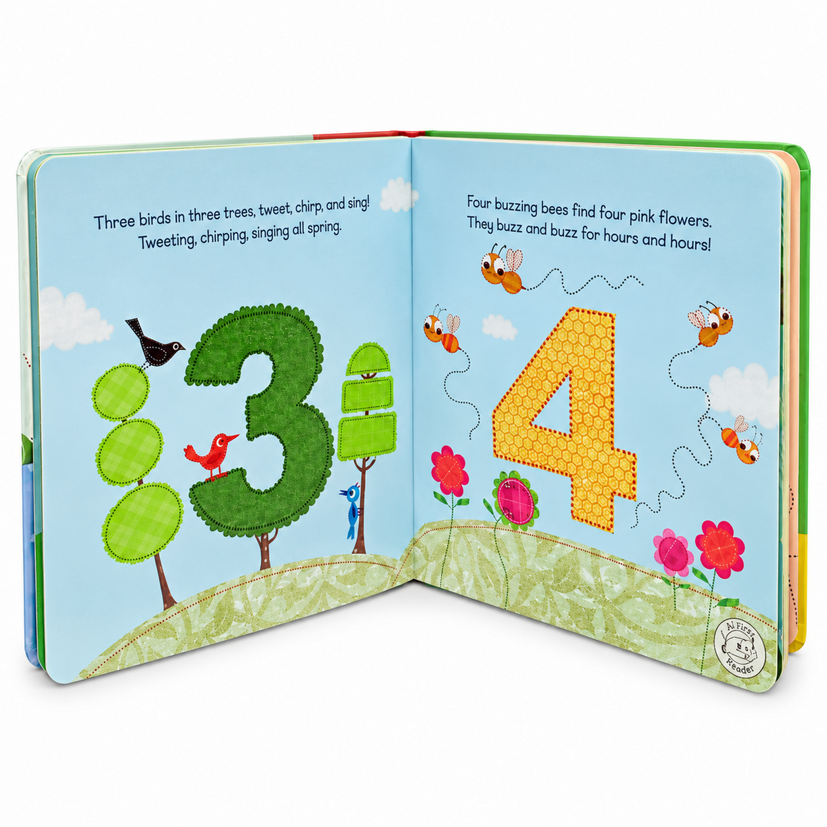 Let’s Learn Counting 3D Come-to-Life Interactive Book with Free App – Early Number Learning Educational Book for Kids