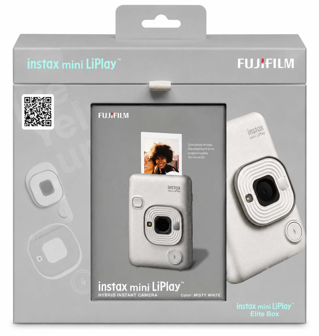Fujifilm Instax Mini LiPlay Elite Box | Hybrid Instant Camera + Mini Album + 10 Shot Film + 5 Fridge Magnets