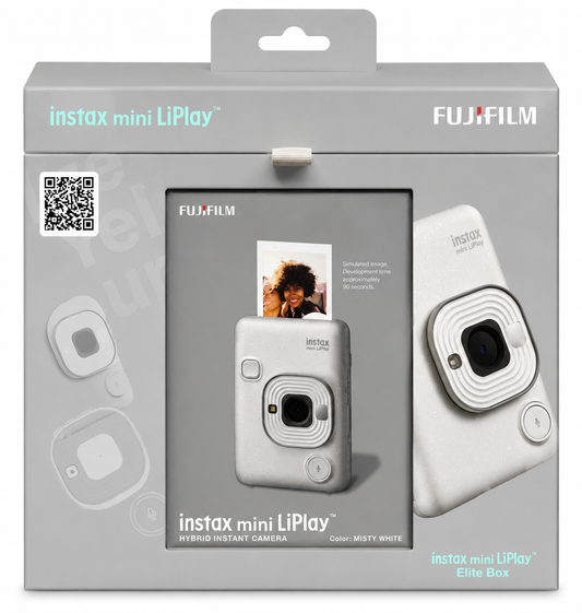 Fujifilm Instax Mini LiPlay Elite Box | Hybrid Instant Camera + Mini Album + 10 Shot Film + 5 Fridge Magnets