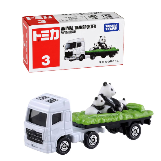 Tomica 3 Animal Transporter - TAKARA TOMY -Diecast Scale Model Car