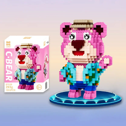 C. Bear Building Blocks Minifigure 6 Inch as Birthday Gift for Kids - Jaiman Toys