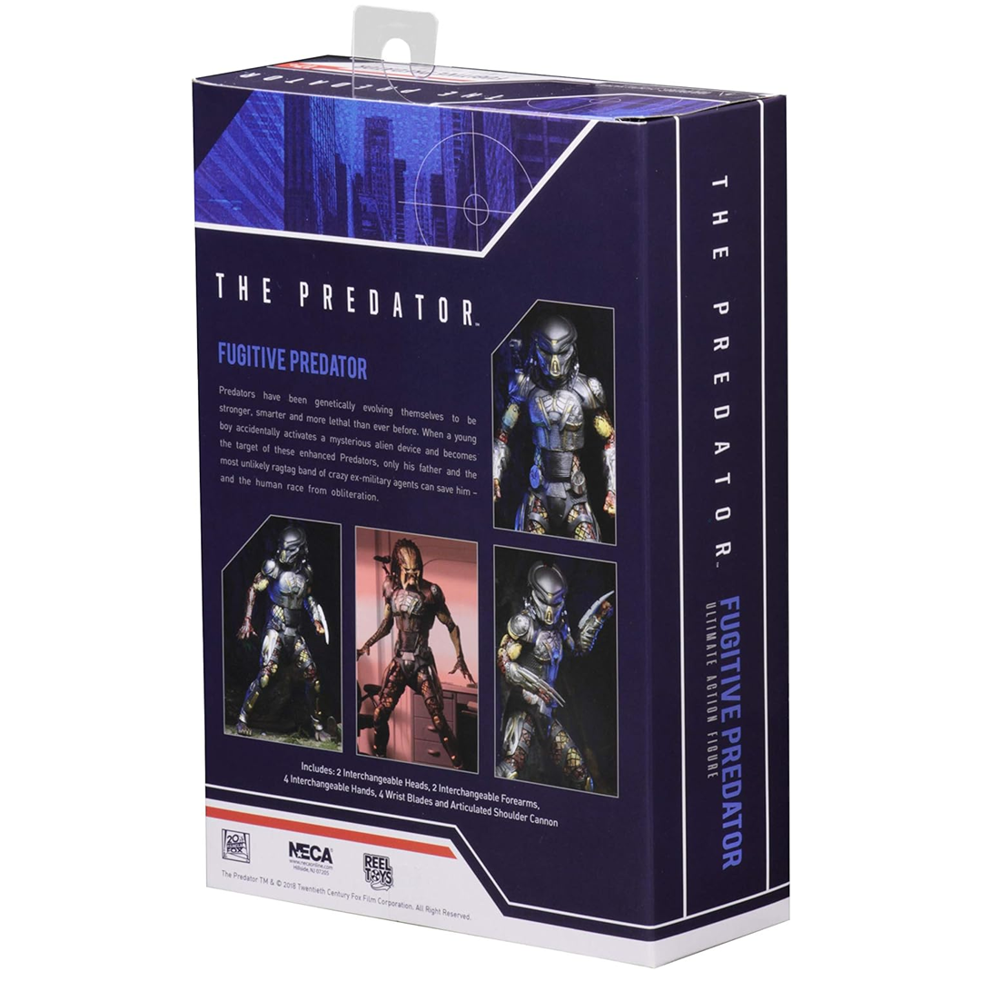 NECA - Predator (2018) - Ultimate Fugitive Predator Action Figure, Age 17+