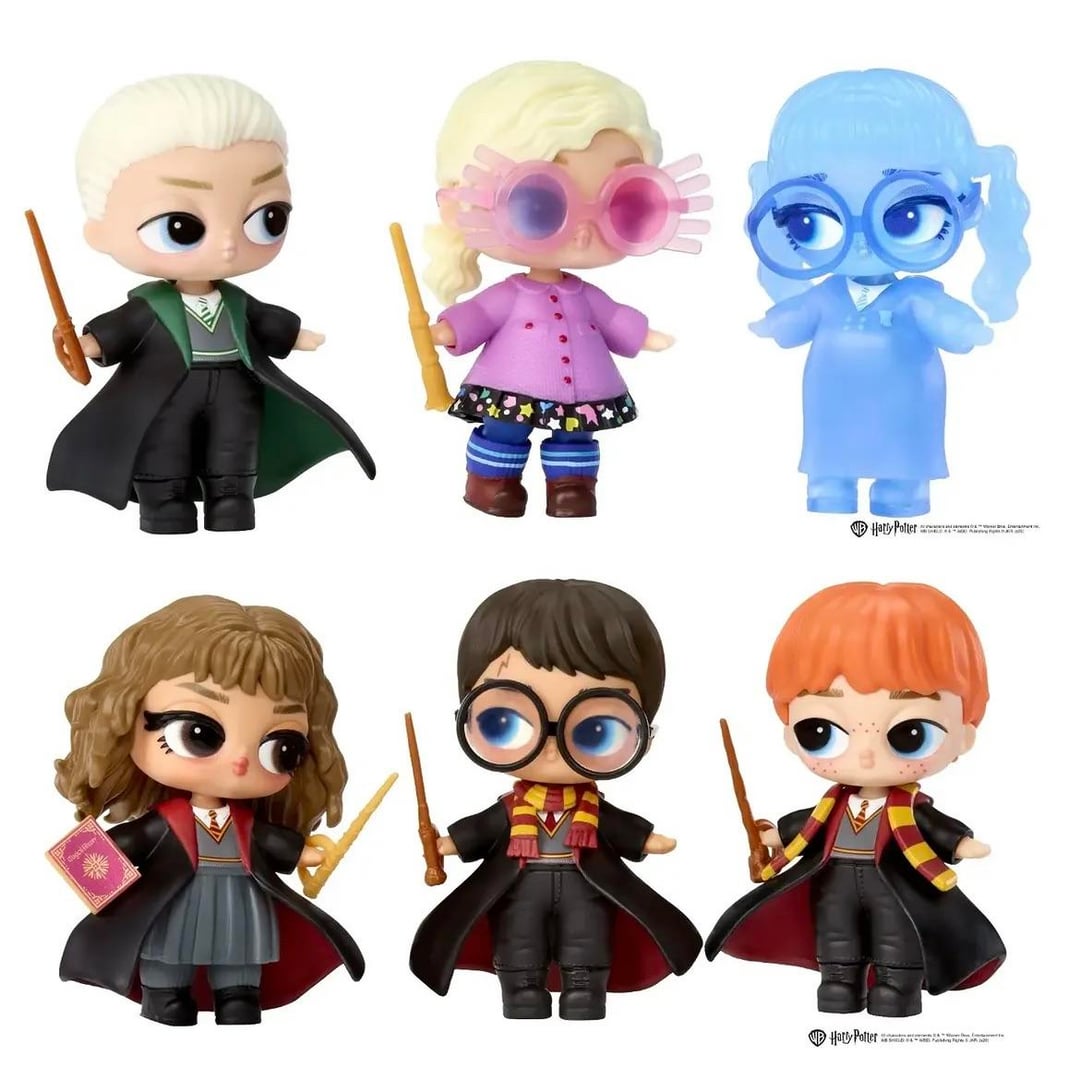 L.O.L. Surprise! Loves Harry Potter Tots Collectible Mystery Doll with 6 Surprises, Golden Snitch Ball & Display Stand-1 Pc