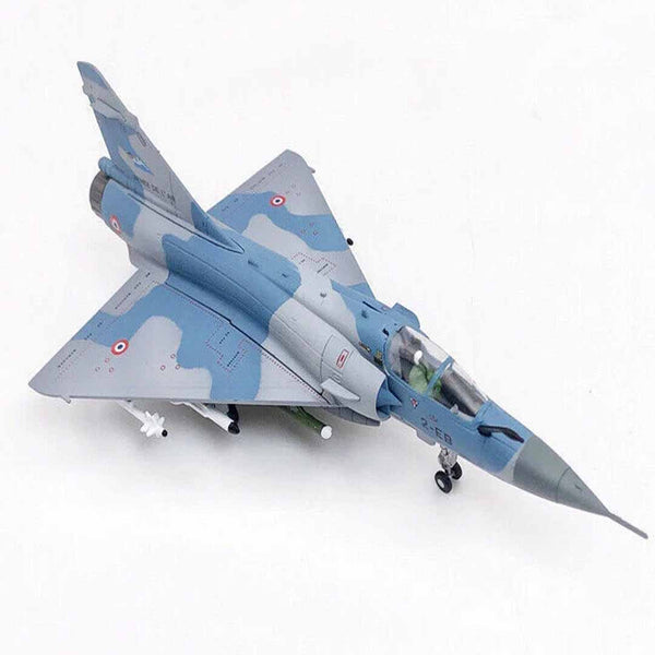 French Air Force Mirage 2000C Fighter Jet 1:100 Scale Diecast Aircraft Model – Military Airplane Collectible