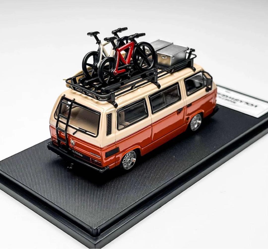 Mortal 1:64 Volkswagen T3 Low Die-Cast Van | Premium Modified VW Bus Collectible with Accessories