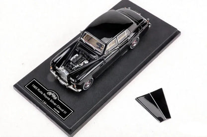GFCC 1:64 Scale 1965 Rolls-Royce Silver Cloud III Black Diecast Car Model - Jaiman Toys