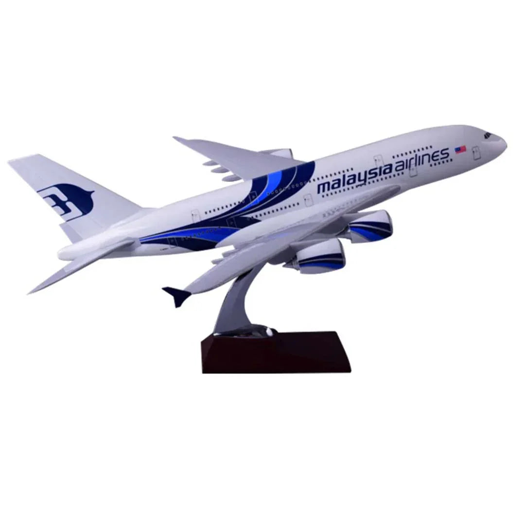 Diecast Aeroplane Display Display Model Airplane : Malaysia Airlines A380 46 cm - Jaiman Toys
