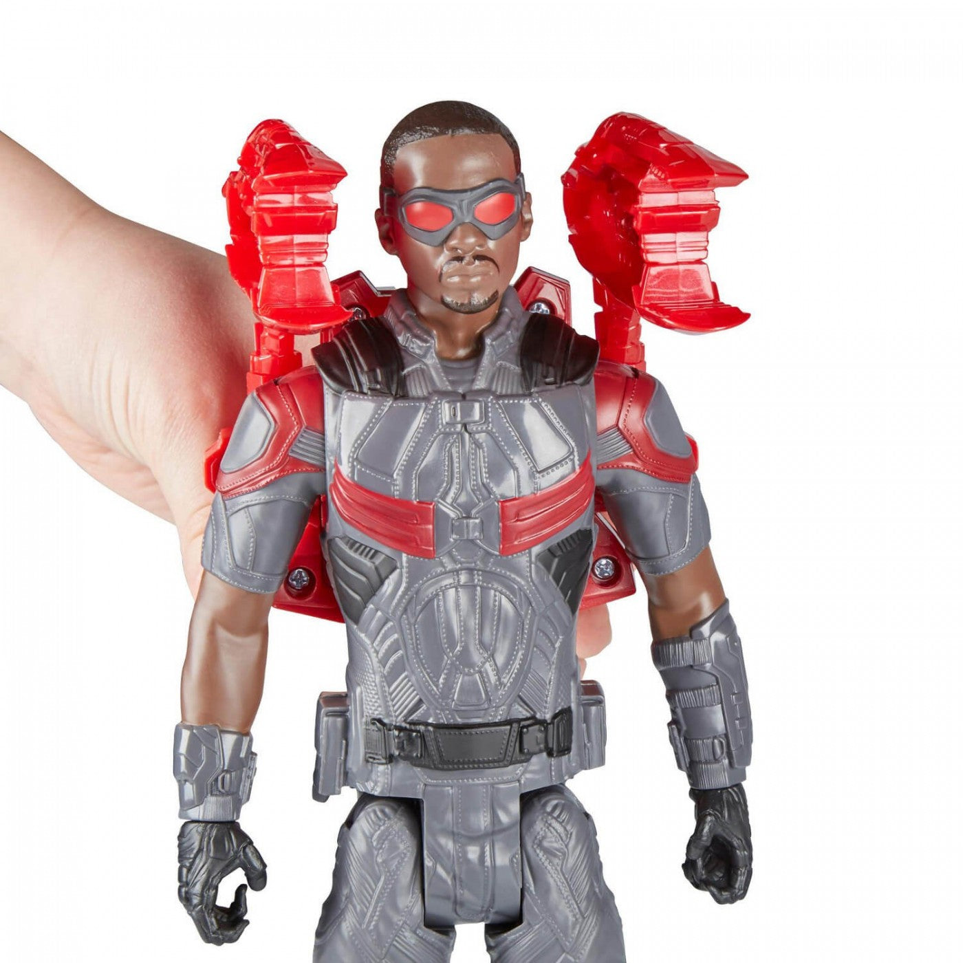 (Box Damage) Hasbro Marvel Avengers Falcon Action Figure 29 cm | Marvel Infinity War Titan Hero Series Superhero Toy | Falcon Collectible Figure with Power FX Compatible Feature | Avengers Character Toy for Kids & Collectors