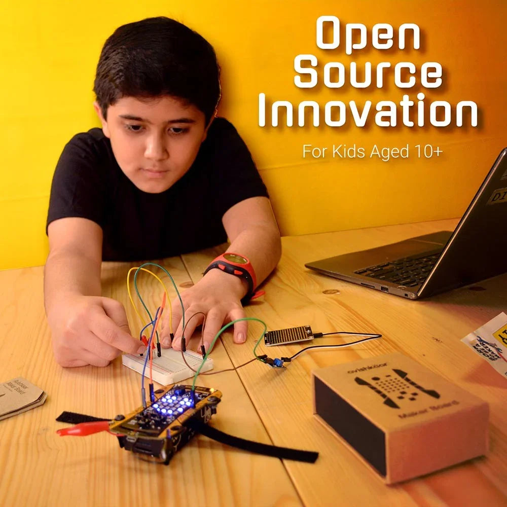 Avishkaar Maker Board | DIY STEM Electronics & Coding Kit for Ages 10+