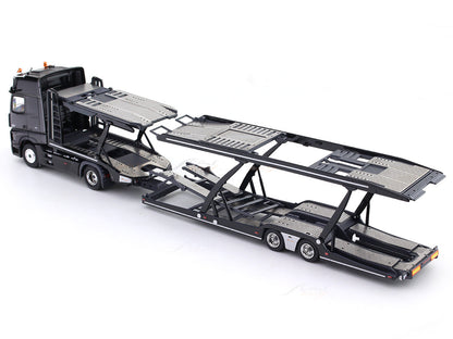 UNIQUE MODEL 1:64 Mercedes-Benz Actros Gigaspace 4×2 Car Carrier Semi Trailer – Diecast Model