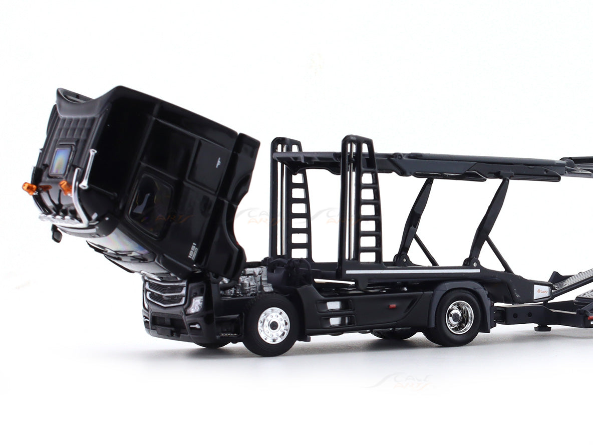 UNIQUE MODEL 1:64 Mercedes-Benz Actros Gigaspace 4×2 Car Carrier Semi Trailer – Diecast Model