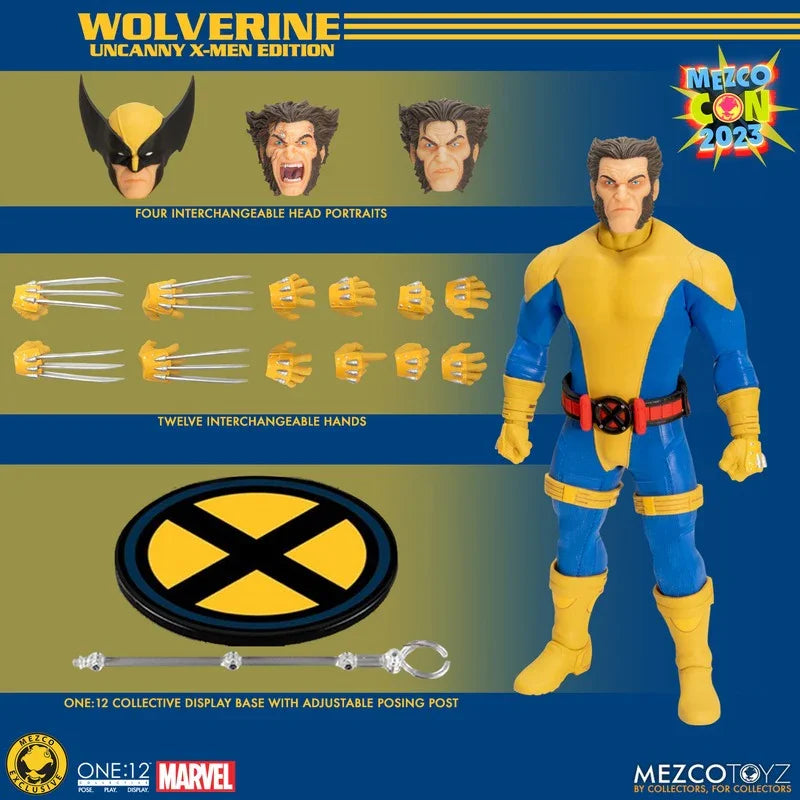 Mezco One:12 Collective Wolverine Action Figure – Uncanny X-Men Edition Exclusive - Jaiman Toys