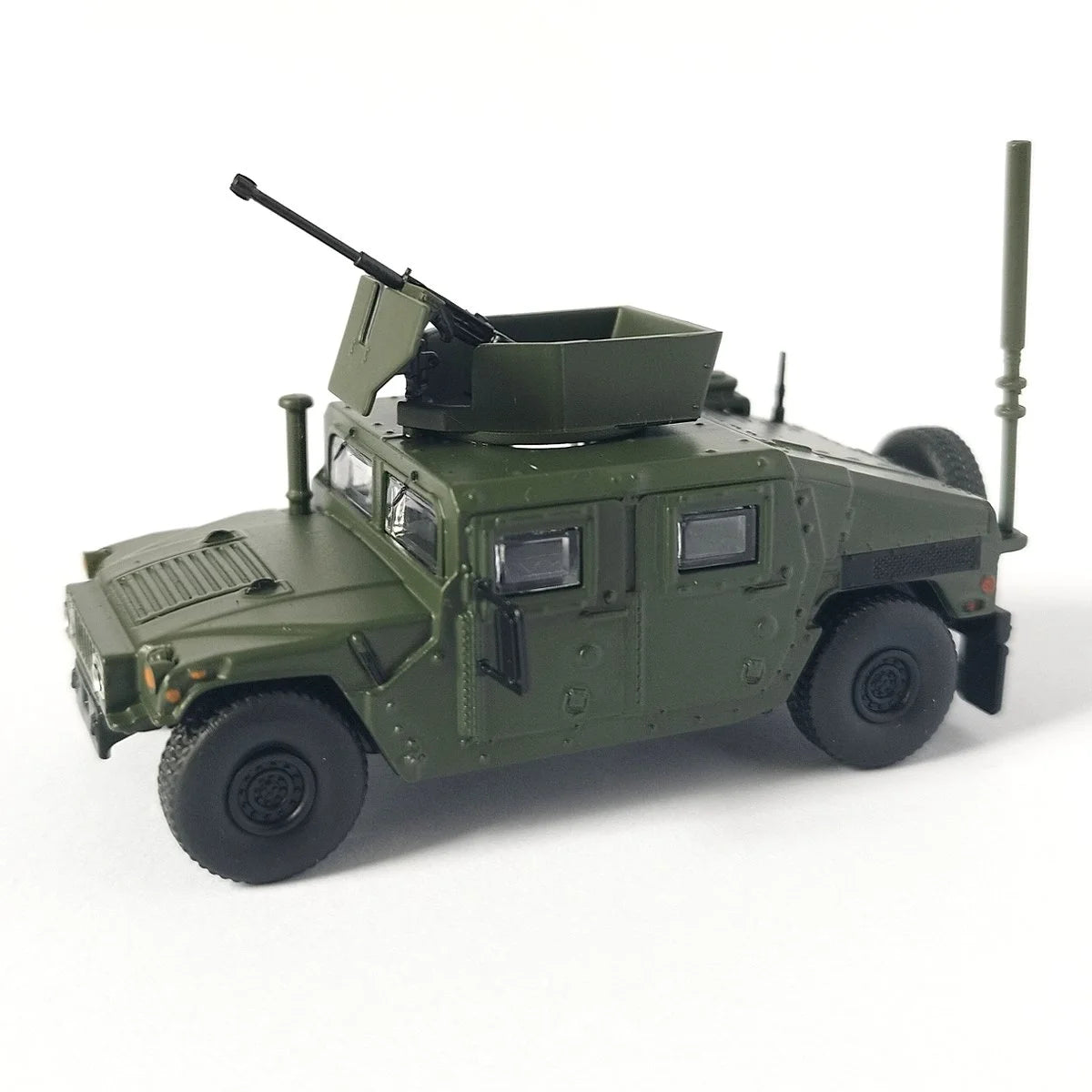 MASSDI 1:64 M1151 Enhanced Armament Carrier Army Green (TJ1000) Die-Cast Military Vehicle Model – Tactical Humvee Collectible