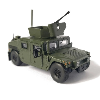 MASSDI 1:64 M1151 Enhanced Armament Carrier Army Green (TJ1000) Die-Cast Military Vehicle Model – Tactical Humvee Collectible