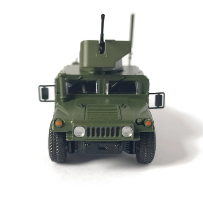 MASSDI 1:64 M1151 Enhanced Armament Carrier Army Green (TJ1000) Die-Cast Military Vehicle Model – Tactical Humvee Collectible