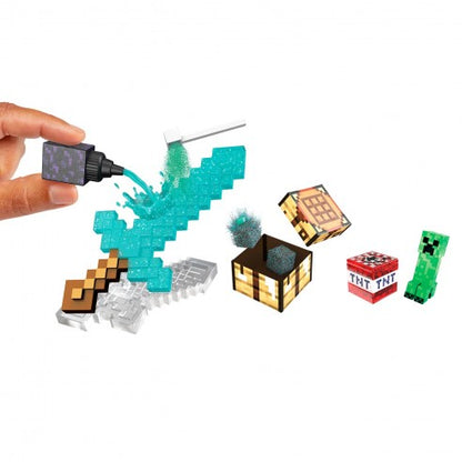 MGA Miniverse Make It Mini Minecraft 557272 DIY Miniature Craft & Collectible Set | Build, Create & Display Mini Minecraft Collectibles | 12 Unique Designs to Make & Collect | Surprise DIY Craft Toy for Minecraft Fans & Collectors