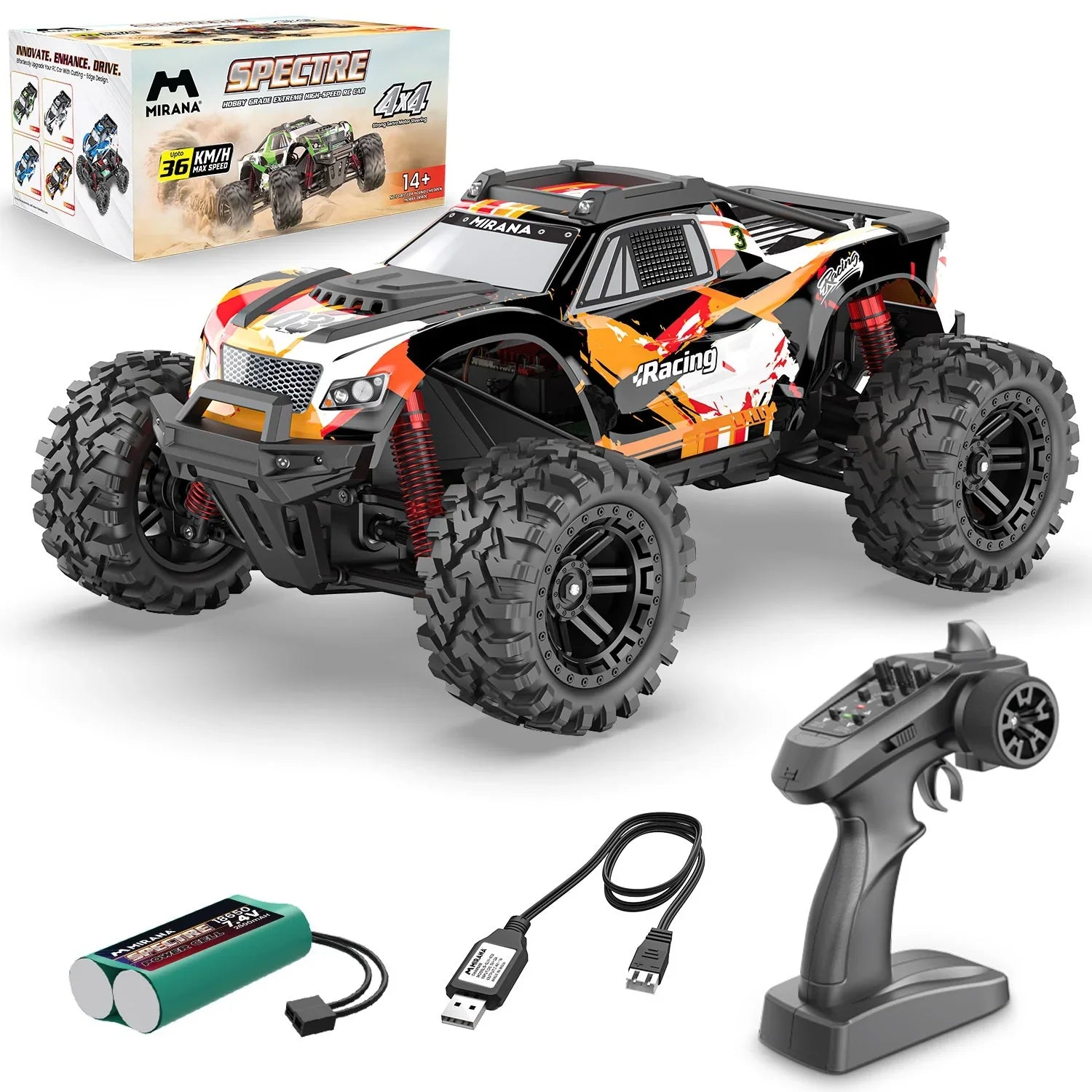 Mirana Spectre High-Speed RC Hobby Car – Ultimate Racing Performance - Jaiman Toys