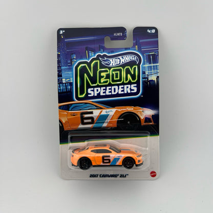 Hot Wheels Neon Speeders 2026 Mix 2 Set of 5 – 1:64 Diecast Cars