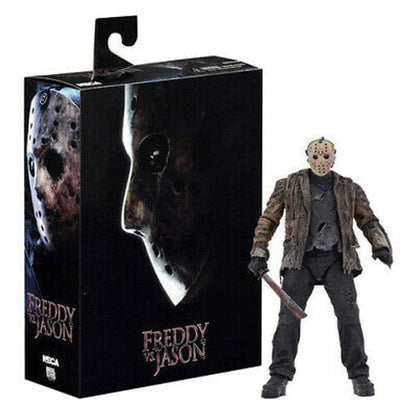 Ultimate Jason Voorhees Action Figure 7 Inch Scale | Freddy vs Jason Collectible Figure with Accessories