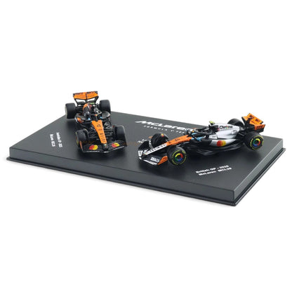 Bburago 1:64 Scale McLaren MCL39 Lando Norris #4 Australian & British GP 2025 Collectible F1 Die-Cast Model Set of 2