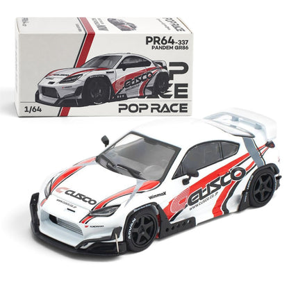 POP RACE 1:64 Pandem GR86 CUSCO Racing – PR64-337 | Collector Edition