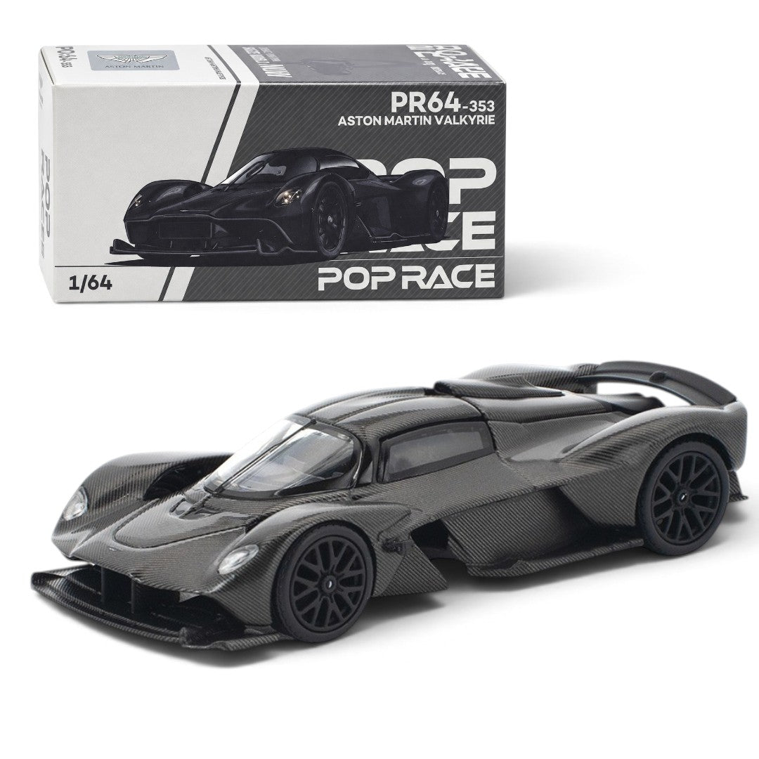 POP RACE 1:64 Aston Martin Valkyrie Black – PR64-353 | Collector Edition