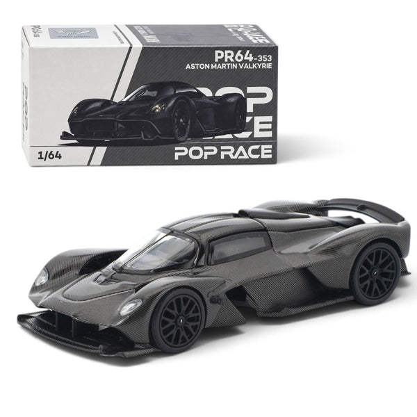 POP RACE 1:64 Aston Martin Valkyrie Black – PR64-353 | Collector Edition