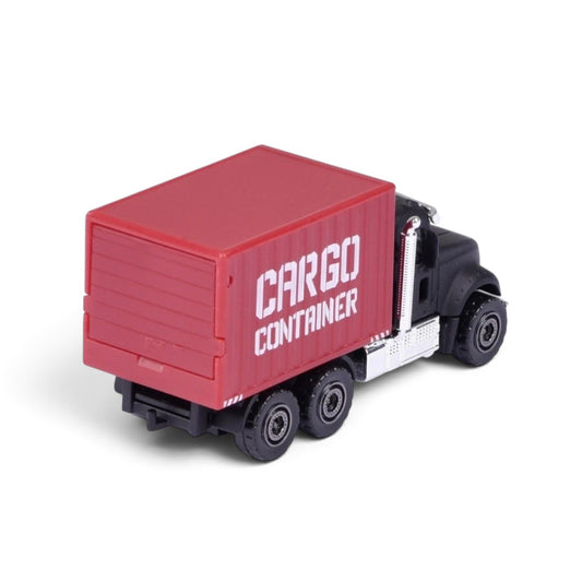 Majorette 1:64 Scale Mack Granite Cargo Container Truck – Die-Cast Metal City Cars Transport Vehicle with Free-Wheel Movement, Ages 3+