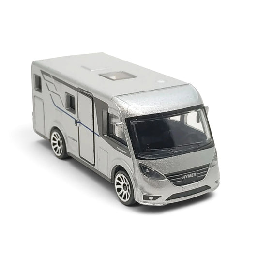 Majorette 1:68 Scale Hymermobil Exsis-i Motorhome – Die-Cast Metal Free-Wheel Camper Van Toy & Collectible Model, Ages 3+ – Silver