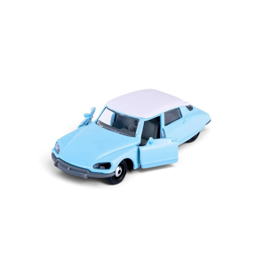 Majorette 1:64 Scale Citroën DS 21 Vintage Die-Cast Metal Collectible Toy Car with Opening Front Doors for Kids Ages 3+ – Light Blue