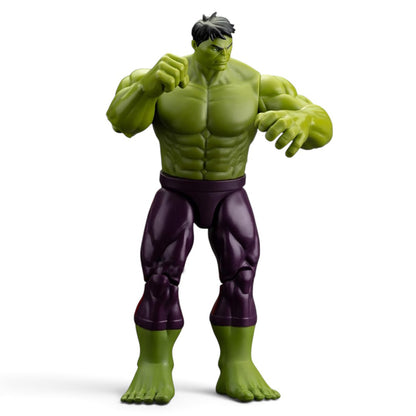 ZD Toys 10-Inch Hulk Superhero Action Figure with Articulated Joints, Muscular Character Design and Display Box – Green