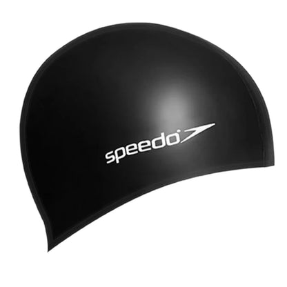 Speedo Unisex Kids Flat Silicone Swim Cap, Lightweight Latex-Free Snag-Free Swimming Cap – Assorted Colours, 1 Piece