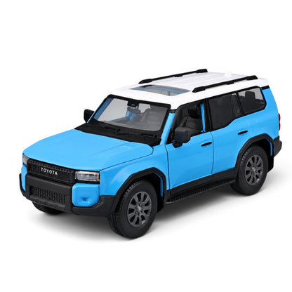 Maisto 1:24 Scale 2024 Toyota Land Cruiser Blue Collector’s Collection Diecast SUV