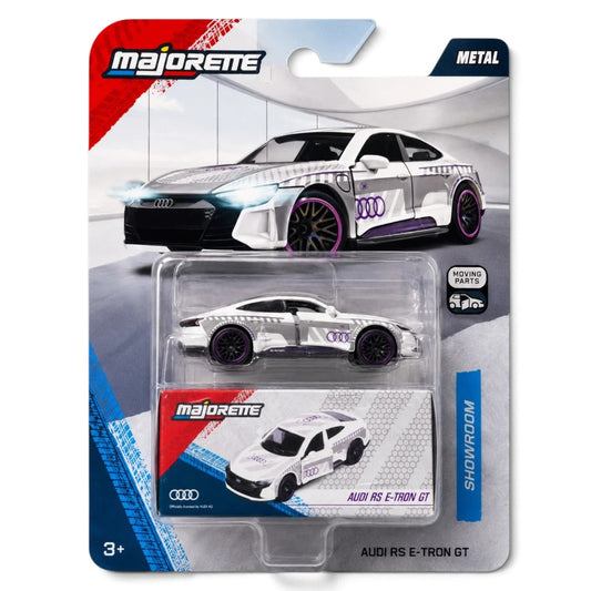 Majorette 1:64 Showroom Audi RS e-tron GT Die-Cast Model Car with Moving Parts