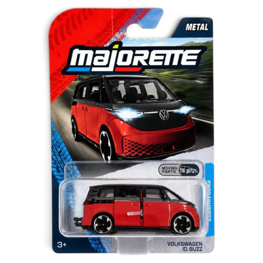 Majorette 1:64 Showroom Volkswagen ID. Buzz Die-Cast Model Car with Moving Parts