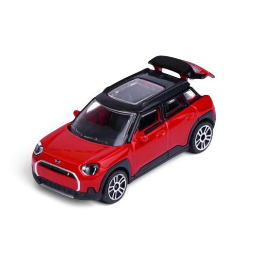 Majorette 1:64 Showroom Mini Aceman SE Red Die-Cast Model Car with Moving Parts
