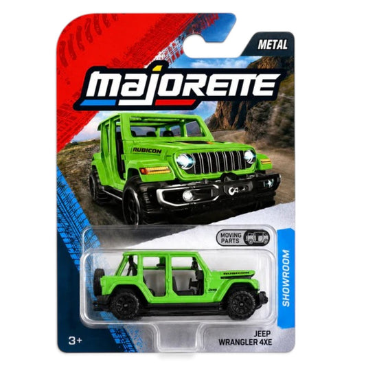Majorette 1:64 Showroom 2026 Jeep Wrangler 4XE Green Die-Cast Model Car