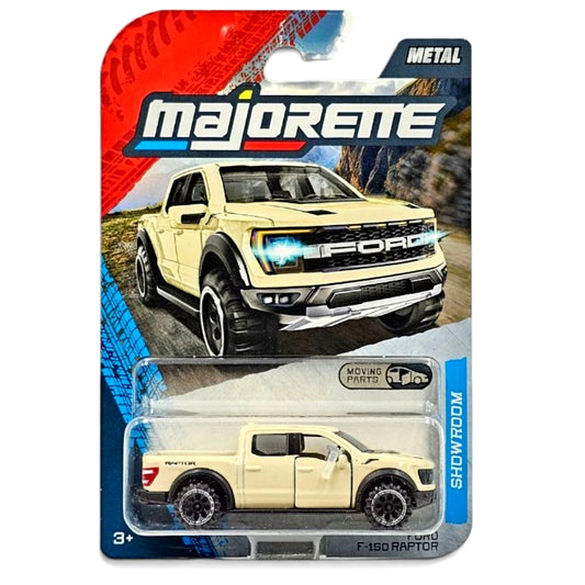 Majorette 1:64 Showroom Ford F-150 Raptor Die-Cast Pickup Truck with Moving Parts