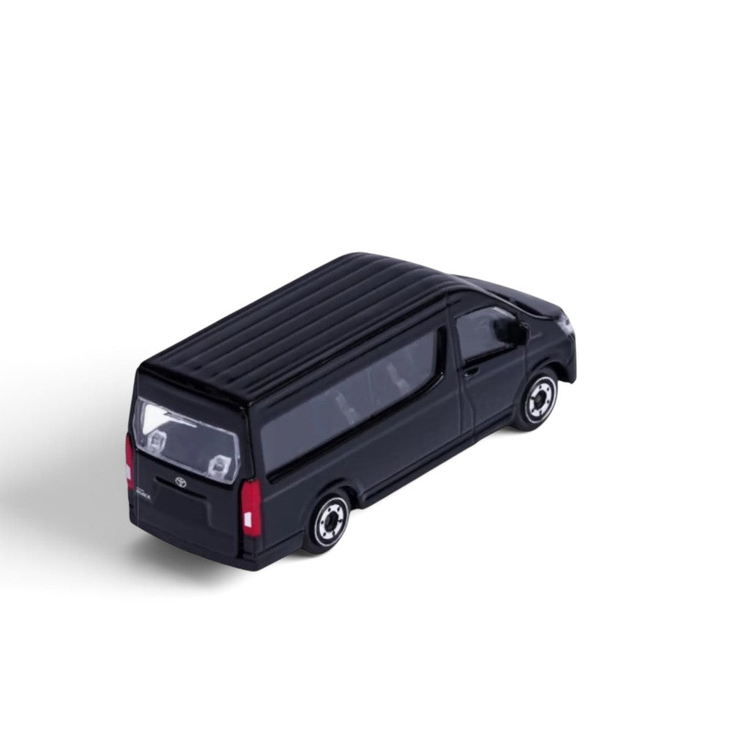 Majorette 1:64 Showroom 2026 Toyota Hiace Black Die-Cast Model Van with Moving Parts