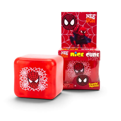 NeeDoh Spider-Man Nice Cube Super Squishy Sensory Fidget Toy – Red