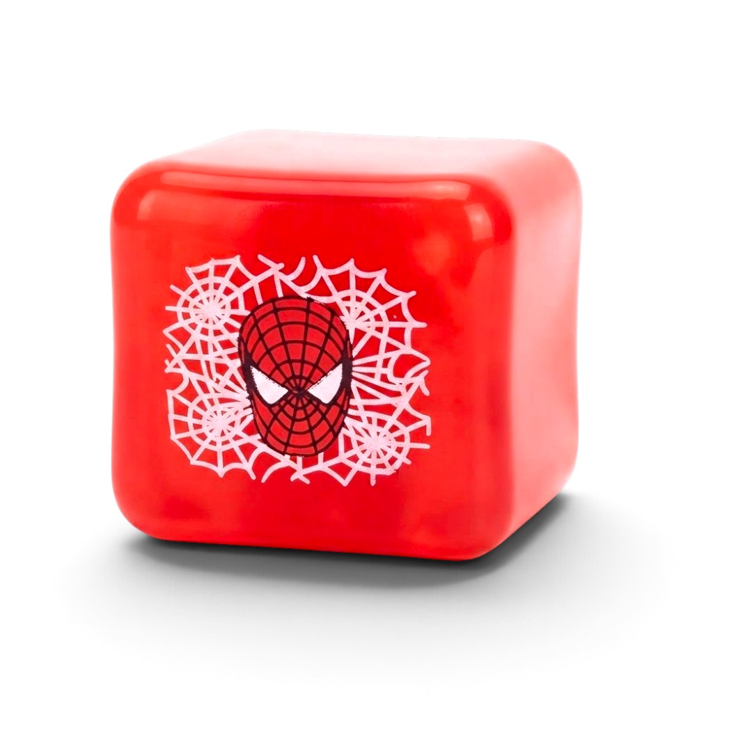 NeeDoh Spider-Man Nice Cube Super Squishy Sensory Fidget Toy – Red