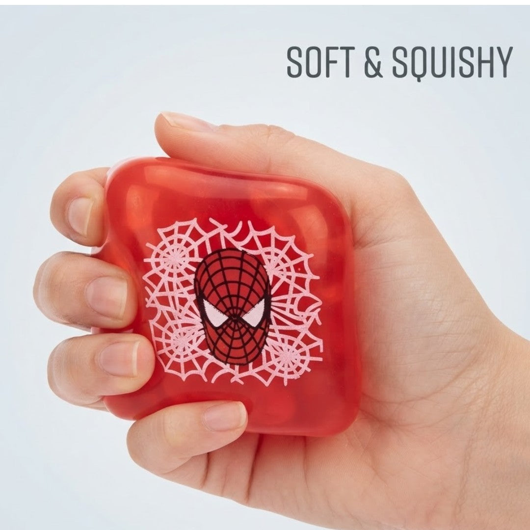 NeeDoh Spider-Man Nice Cube Super Squishy Sensory Fidget Toy – Red